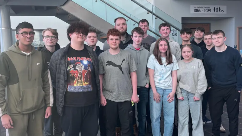 Students at Coleg Menai in Bangor shared their experiences of using AI companions and chatbots