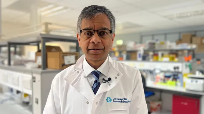 Prof Siddharthan Chandran, chief executive of the UK Dementia Research Institute in Edinburgh